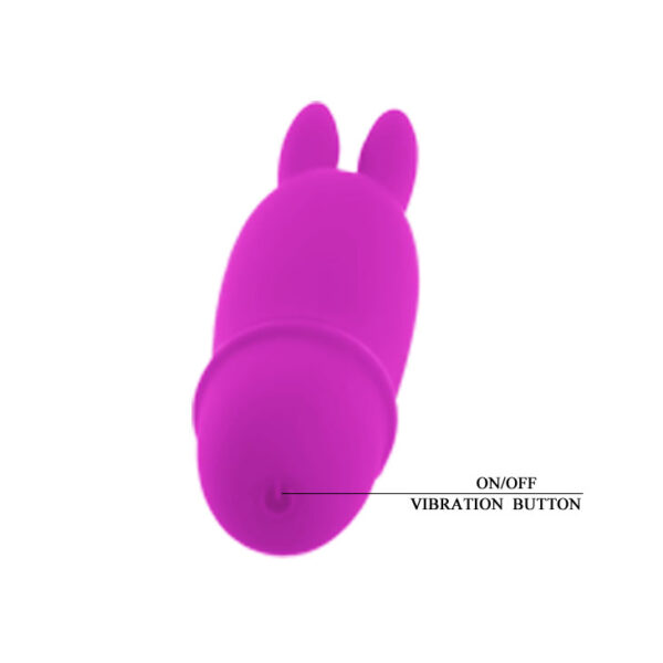 Vibrador com orelhinhas Puro Silicone 10 níveis de vibração - BOYCE - Sexshop