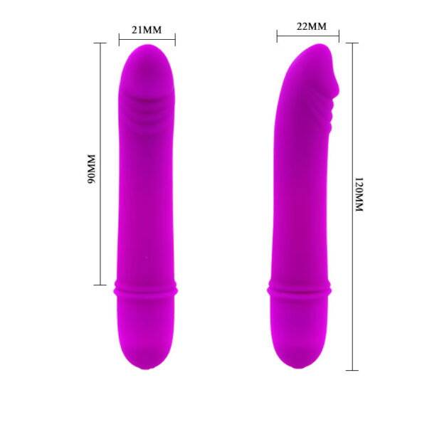 Vibrador em Silicone Formato de Glande na Ponta com 10 Modos de Vibração - PRETTY LOVE BECK - Sexshop