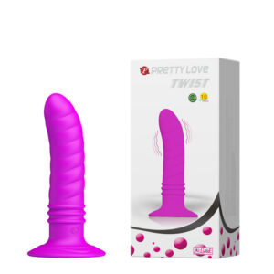 Plug Anal de Silicone com voltas estimuladoras - PRETTY LOVE Twist - Sexshop