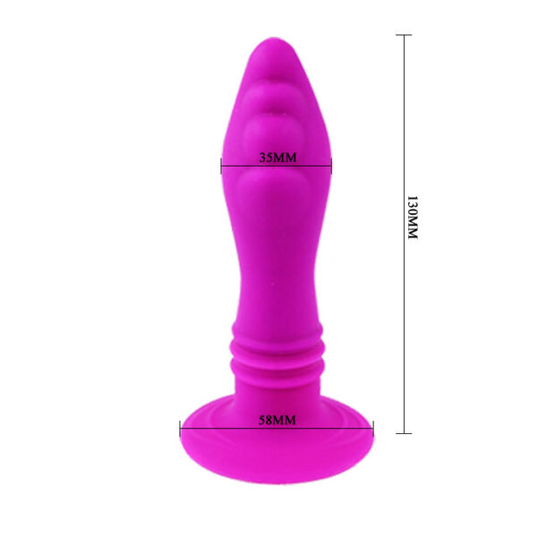 Plug Anal de Silicone Ponta estimuladora PRETTY LOVE - Sexshop