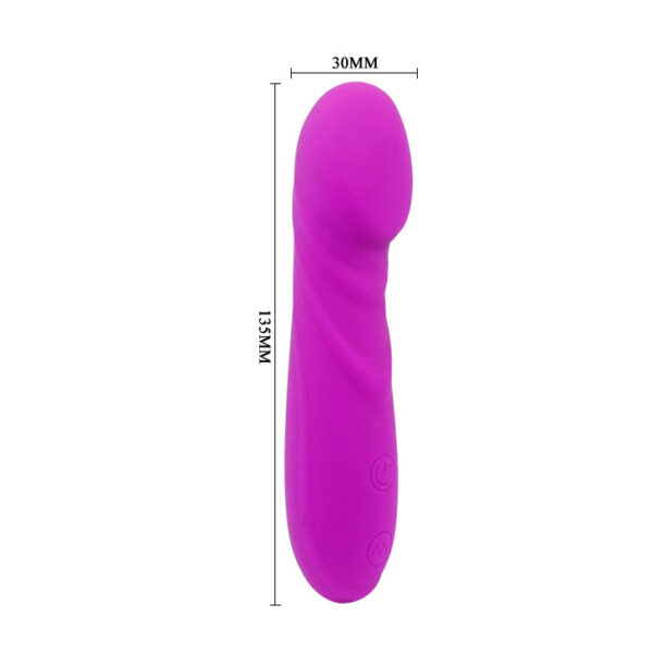 Vibrador Curvo Silicone Recarregável 30 níveis de vibração REUBEN - Sex shop