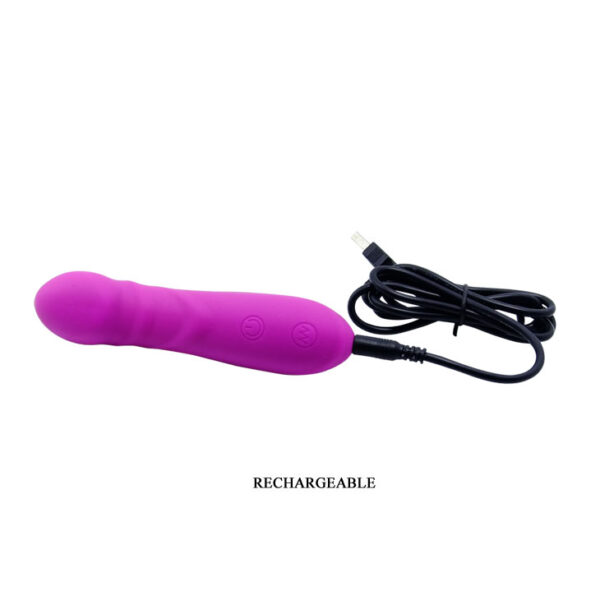 Vibrador Curvo Silicone Recarregável 30 níveis de vibração REUBEN - Sex shop