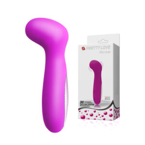 Vibrador Ponto G Silicone Recarregável 30 níveis de vibração HIRAM - Sexshop