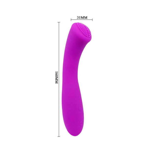 Vibrador Bastão Silicone Recarregável 30 níveis de vibração - Sex shop