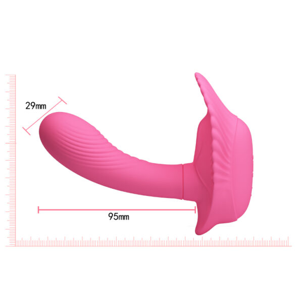 Estimulador Clitoriano com Pênis e 10 Modos de Vibração - PRETTY LOVE Fancy Clamshell - Sex shop