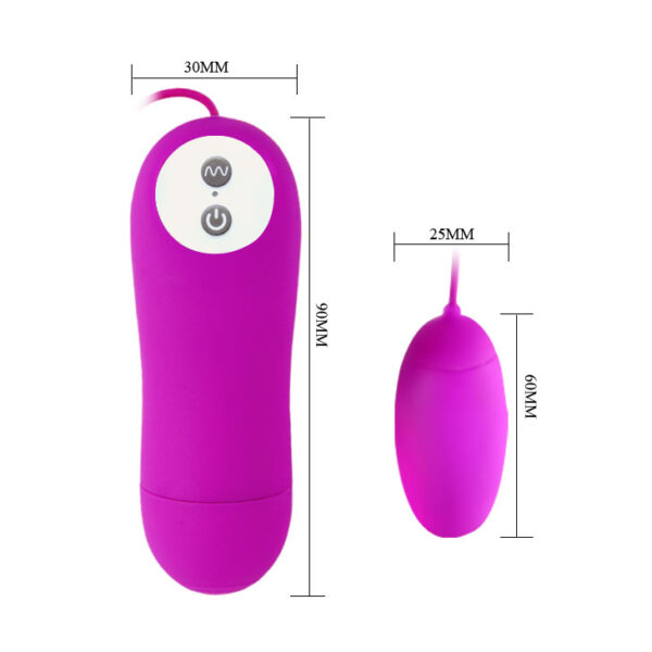 Vibrador Bullet Silicone 12 Vibrações - Pretty Love Eunice - Sex shop