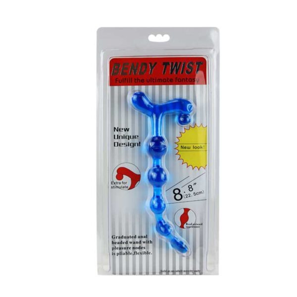 Plug Anal 5 Esferas em Jelly Macio - Sexshop-17851