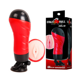 Vagina Lanterna com ventosa em Cyberskin Crazy Bull Delia - Sexshop