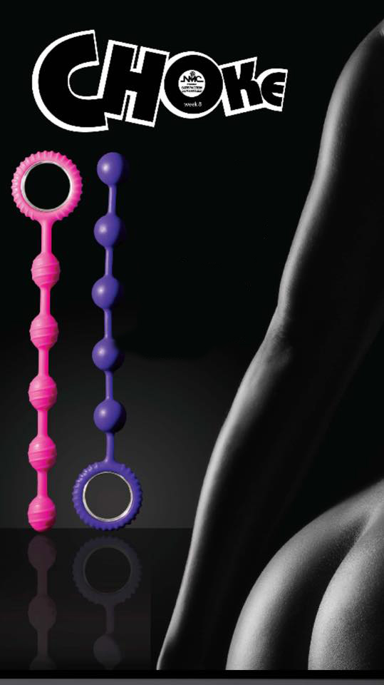 Bolinhas anais de silicone - CHOKE - NANMA - Sexshop