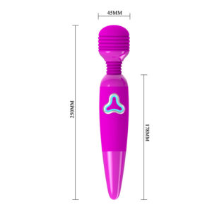 Vibrador varinha Magica Silicone Recarregável 7 níveis de vibrações - Sexshop