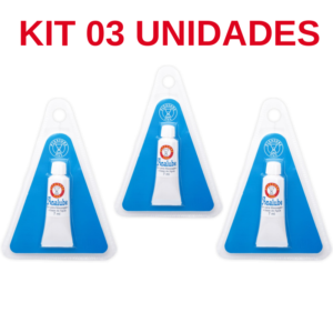 Kit 03 Unidades Analube Gel Funcional Anestésico Anal 7ml Pleasure Line