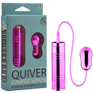 Cápsula giratória rosa 10 velocidades - QUIVER GIRATING - NANMA - Sexshop-0