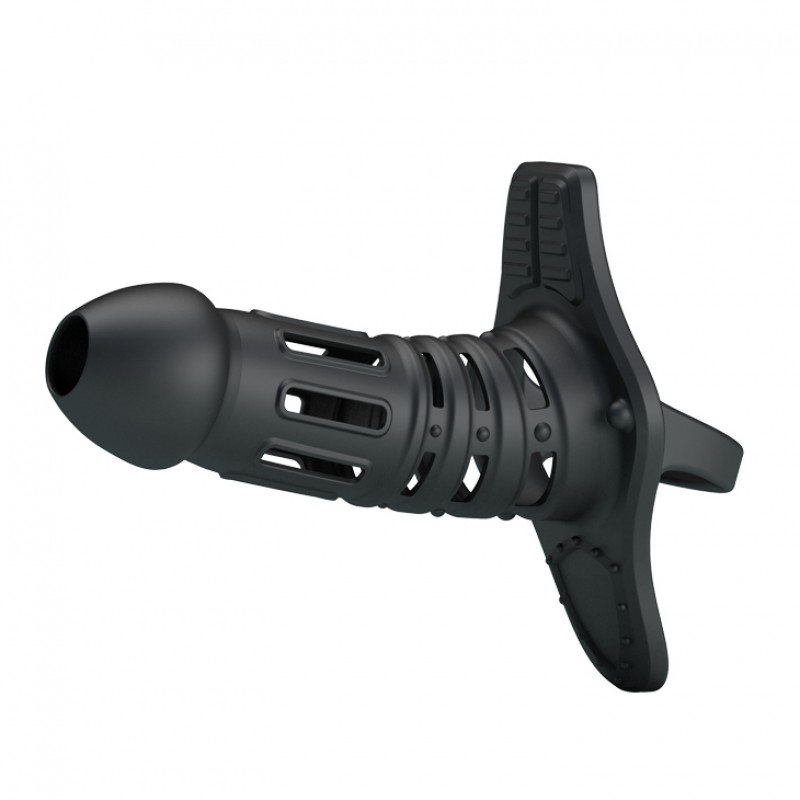 Capa Peniana Vazada com Saliências Estimuladoras e Anel Escrotal - PRETTY LOVE HERCULES PENIS SLEEVE - Sexshop