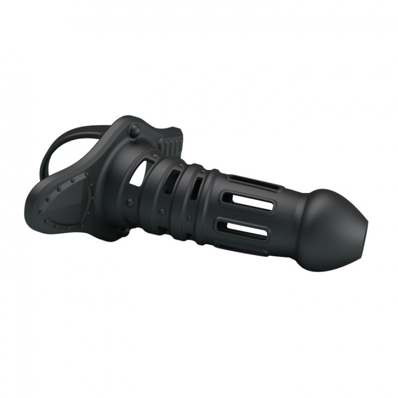 Capa Peniana Vazada com Saliências Estimuladoras e Anel Escrotal - PRETTY LOVE HERCULES PENIS SLEEVE - Sexshop