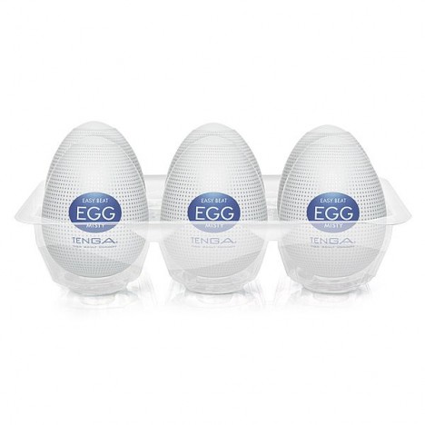 Caixa com 6 Masturbadores Tenga Egg - MISTY - Sexshop