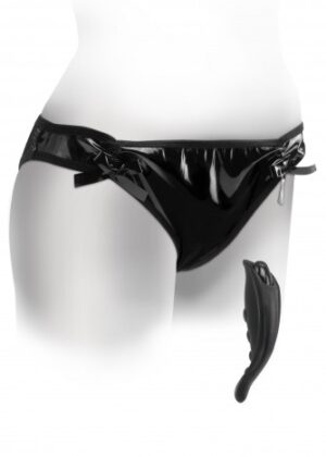 Sex shop - Calcinha com estimulador clitoriano - VIBRATING PANTY BLACK - PIPEDREAM