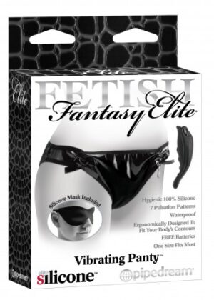 Sex shop - Calcinha com estimulador clitoriano - VIBRATING PANTY BLACK - PIPEDREAM