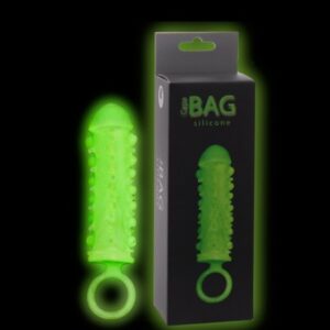 Capa Peniana Bag com Anel Testicular Foscorescente - Sexshop