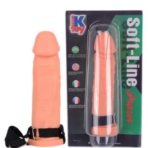Capa Peniana Realística em PVA 22 X 5 CM K-Toys - Sexshop