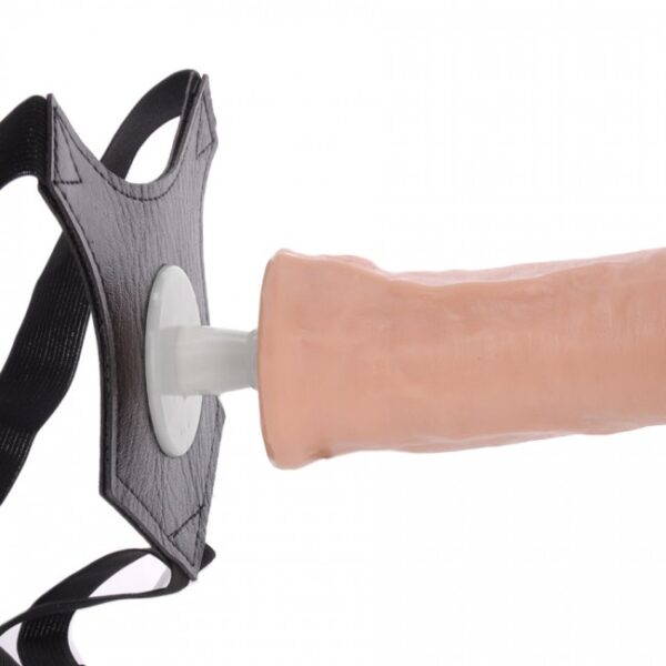 Cinta elástica com pênis realístico 19,5cm - Sexshop