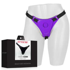 Cinta para pênis Strap-On Vinil Ajust Lilás - Sexshop