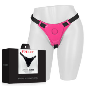 Cinta para pênis Strap-On Vinil Ajust Rosa - Sexshop