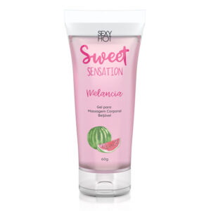 Sweet Sensation - Beijável sabor Melancia - gel siliconado-0