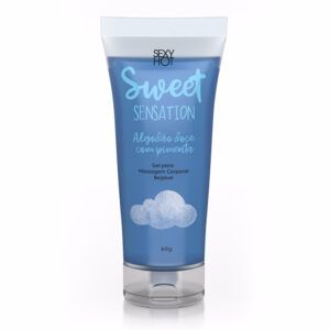 Sweet Sensation - Beijável sabor Algodão Doce - gel siliconado - Sex shop