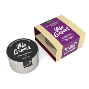 Vela de Massagem Vela Gourmet - Algodão doce com Pimenta 40g - Sex shop