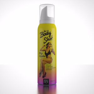 Body Shot Big Apple - Espuma Crocante para Massagem Sensual Beijável