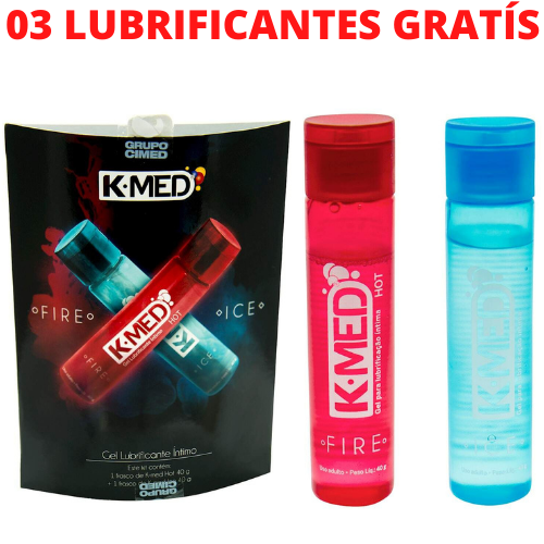 Kit Fire ice Lubrificante Íntimo 80g CIMED