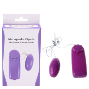 Vibrador bullet em Cápsula Roxo - Sexshop