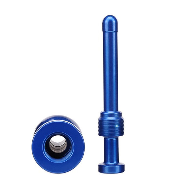 Plug Anal com trava - HARD METAL COR AZUL - Sex shop