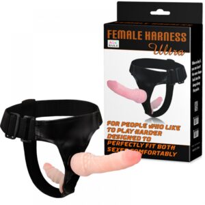 Cinta Peniana com Plug Vaginal - FEMALE HARNESS - Sexshop