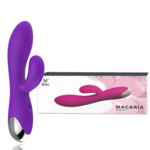 Vibrador Recarregável, com Estimulador Clitoriano e 20 Modos de Vibração - DIBE MACHARIA - Sexshop