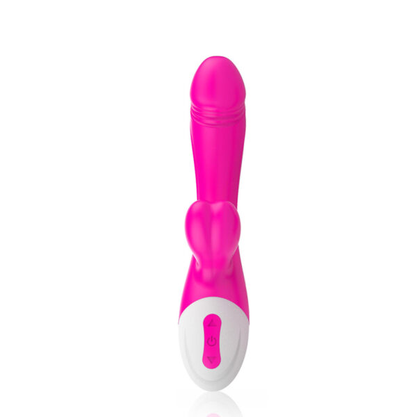 Vibrador Formato Pênis e Estimulador Clitoriano com 10 Modos de Vibração - Sex shop