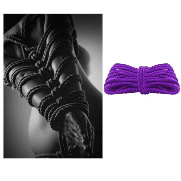 Corda Roxa Shibari 50 Tons 05 metros Dominatrixxx - Sexshop