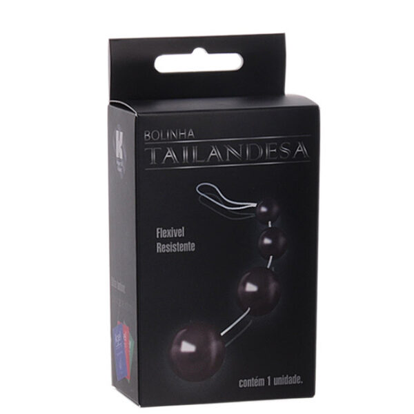 Bolinha Tailandesa Preta - 19mm - Sex shop