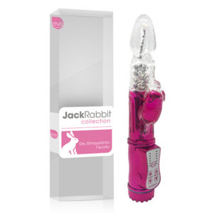 Vibrador Rotativo Jack Rabbit Rosa Cromado - Elefante - Sexshop