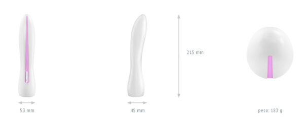 Vibrador F4 - White Pink - OVO Lifestyle - Sex shop