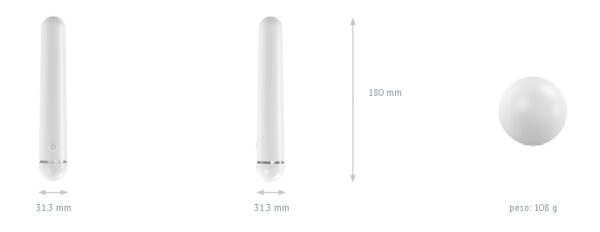 Vibrador F5 - White - OVO LifeStyle - Sex shop-23143