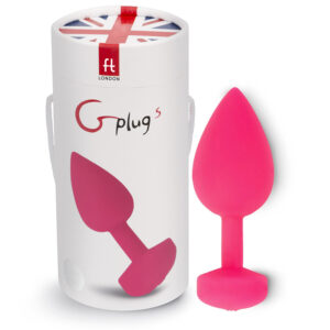 Plug Anal Gplug Small - Neon Rose - Sex shop