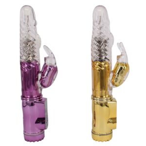 Jack Rabbit Coelho Dourado ou Roxo Metálico - Sexshop