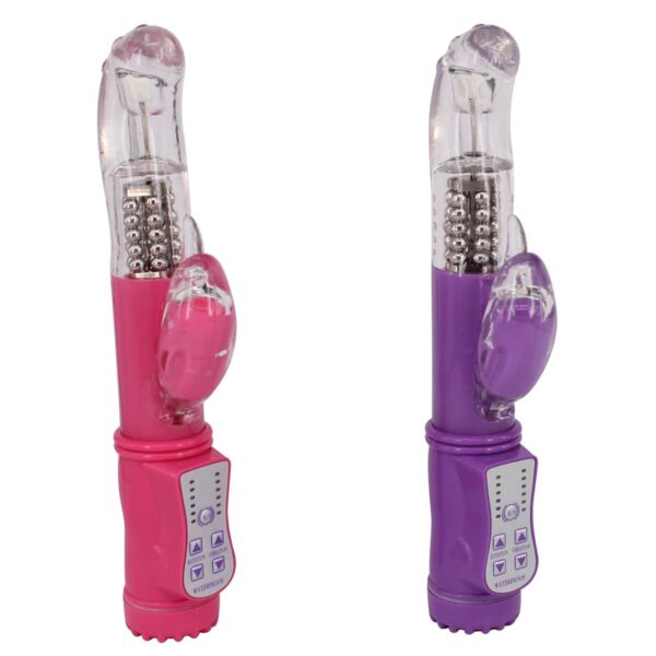 Vibrador Rotativo Ponto G em Jelly - Sexshop