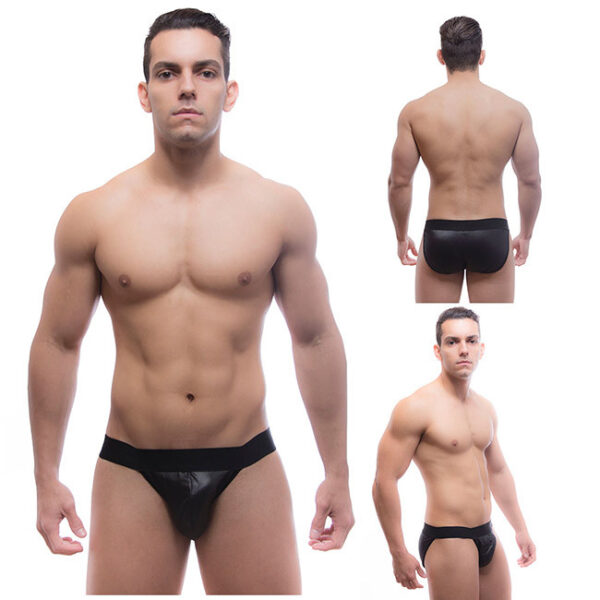 Jockstap Slip Preta Fechada - Sexy shop