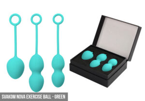 Kit para exercícios de Kegel Verde - NOVA - SVAKOM Sex shop