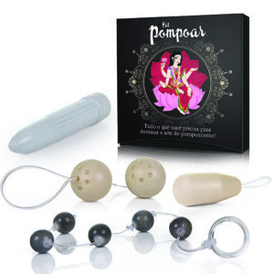 Kit Pompoarismo - Caixa Personalizada com 4 itens - Sex shop