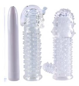 Kit vibrador personal com capas - SLIM VIBE SLEEVE KITS - Sexshop-0