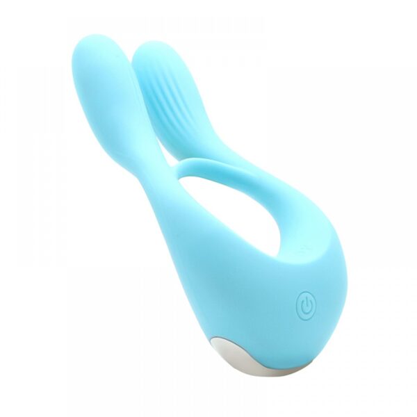 Anel peniano Vibrador de luxo 10 Velocidade e Estimulador Clitoriano - Martins Kiss Toy