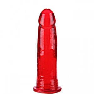 Pênis Realístico Consolo Vermelho 13,5x3,3cm - Sexshop